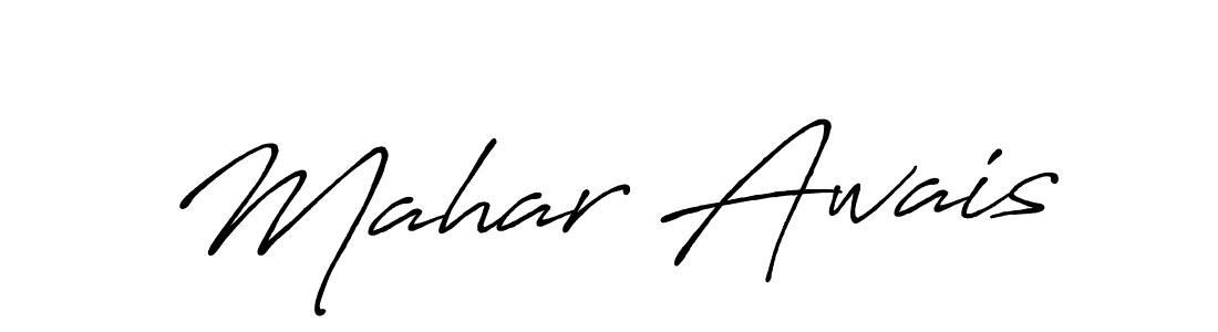 You can use this online signature creator to create a handwritten signature for the name Mahar Awais. This is the best online autograph maker. Mahar Awais signature style 7 images and pictures png