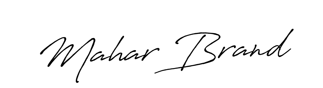 How to make Mahar Brand name signature. Use Antro_Vectra_Bolder style for creating short signs online. This is the latest handwritten sign. Mahar Brand signature style 7 images and pictures png