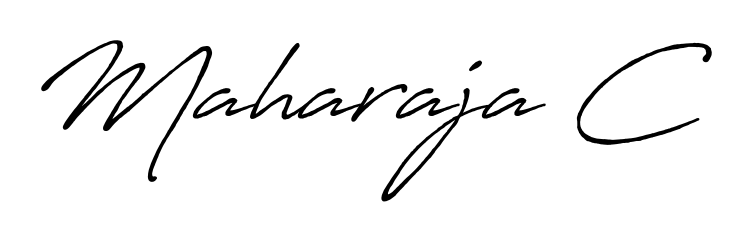 Design your own signature with our free online signature maker. With this signature software, you can create a handwritten (Antro_Vectra_Bolder) signature for name Maharaja C. Maharaja C signature style 7 images and pictures png