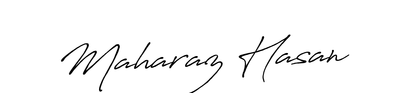 Design your own signature with our free online signature maker. With this signature software, you can create a handwritten (Antro_Vectra_Bolder) signature for name Maharaz Hasan. Maharaz Hasan signature style 7 images and pictures png