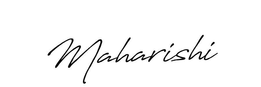 How to make Maharishi signature? Antro_Vectra_Bolder is a professional autograph style. Create handwritten signature for Maharishi name. Maharishi signature style 7 images and pictures png