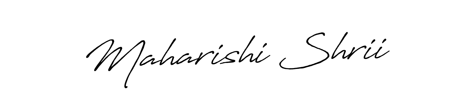 Also we have Maharishi Shrii name is the best signature style. Create professional handwritten signature collection using Antro_Vectra_Bolder autograph style. Maharishi Shrii signature style 7 images and pictures png