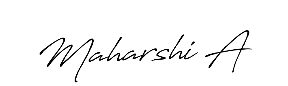 Also You can easily find your signature by using the search form. We will create Maharshi A name handwritten signature images for you free of cost using Antro_Vectra_Bolder sign style. Maharshi A signature style 7 images and pictures png