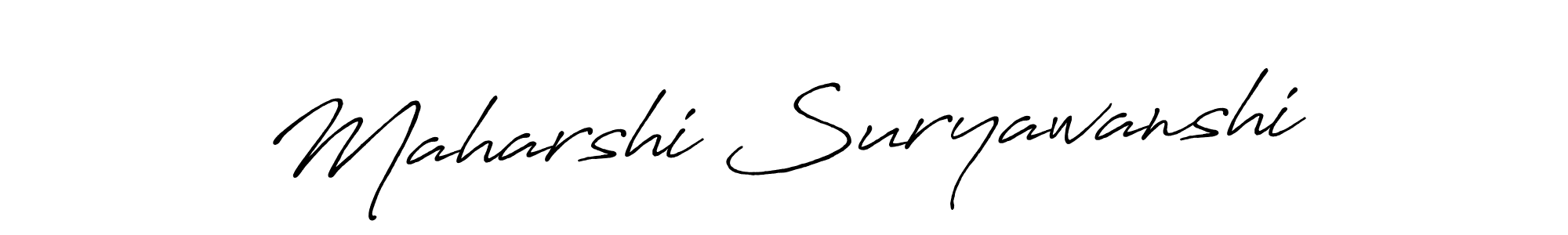 Design your own signature with our free online signature maker. With this signature software, you can create a handwritten (Antro_Vectra_Bolder) signature for name Maharshi Suryawanshi. Maharshi Suryawanshi signature style 7 images and pictures png