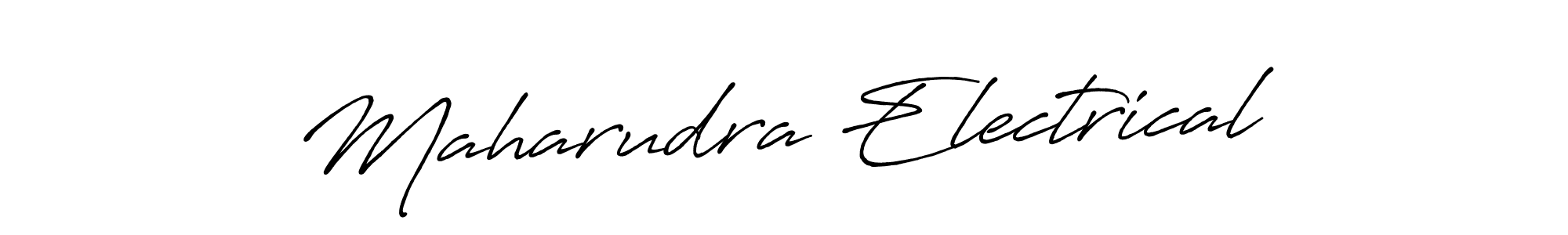 Use a signature maker to create a handwritten signature online. With this signature software, you can design (Antro_Vectra_Bolder) your own signature for name Maharudra Electrical. Maharudra Electrical signature style 7 images and pictures png