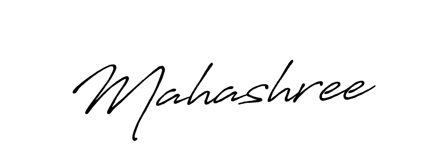 Mahashree stylish signature style. Best Handwritten Sign (Antro_Vectra_Bolder) for my name. Handwritten Signature Collection Ideas for my name Mahashree. Mahashree signature style 7 images and pictures png