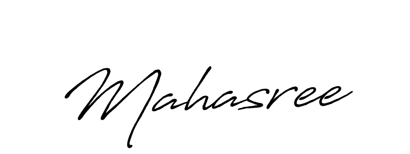 Design your own signature with our free online signature maker. With this signature software, you can create a handwritten (Antro_Vectra_Bolder) signature for name Mahasree. Mahasree signature style 7 images and pictures png