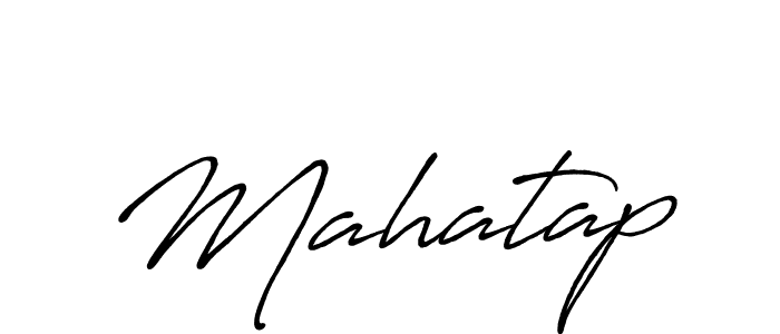 Design your own signature with our free online signature maker. With this signature software, you can create a handwritten (Antro_Vectra_Bolder) signature for name Mahatap. Mahatap signature style 7 images and pictures png
