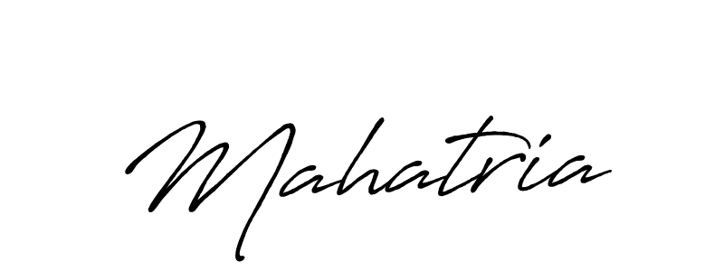 Once you've used our free online signature maker to create your best signature Antro_Vectra_Bolder style, it's time to enjoy all of the benefits that Mahatria name signing documents. Mahatria signature style 7 images and pictures png