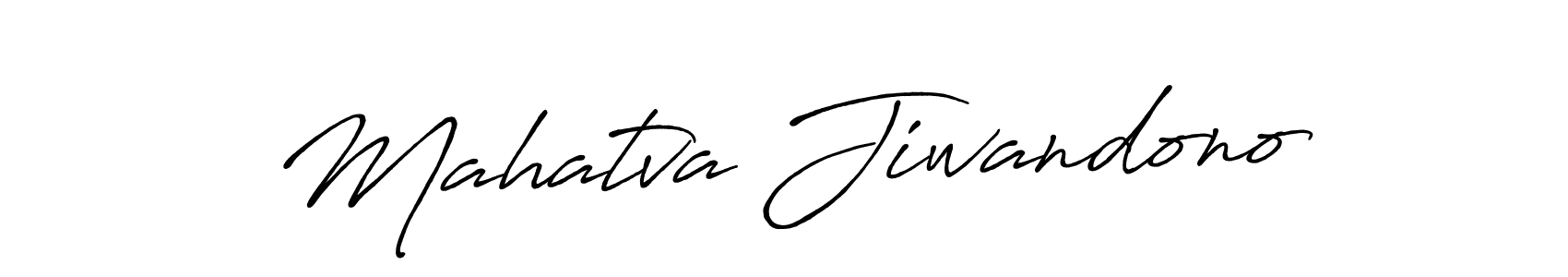 if you are searching for the best signature style for your name Mahatva Jiwandono. so please give up your signature search. here we have designed multiple signature styles  using Antro_Vectra_Bolder. Mahatva Jiwandono signature style 7 images and pictures png