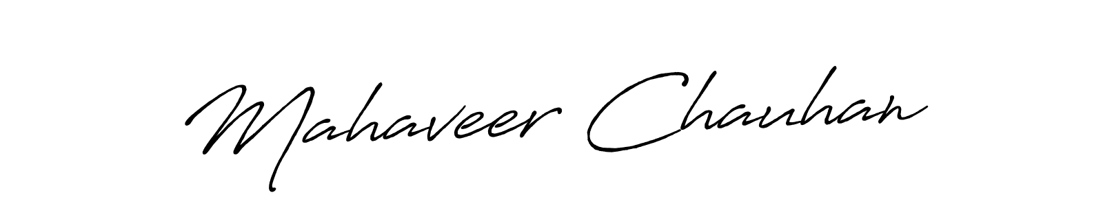 Mahaveer Chauhan stylish signature style. Best Handwritten Sign (Antro_Vectra_Bolder) for my name. Handwritten Signature Collection Ideas for my name Mahaveer Chauhan. Mahaveer Chauhan signature style 7 images and pictures png