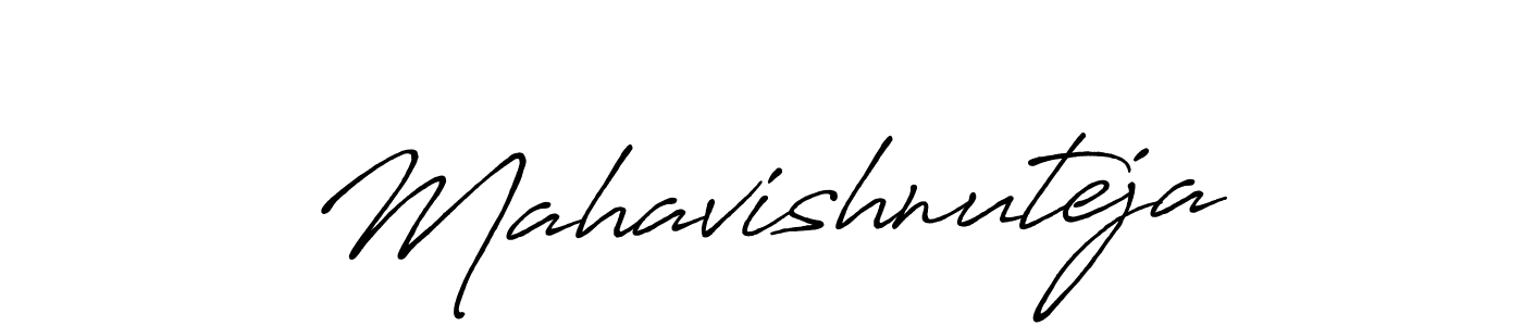 Also we have Mahavishnuteja name is the best signature style. Create professional handwritten signature collection using Antro_Vectra_Bolder autograph style. Mahavishnuteja signature style 7 images and pictures png