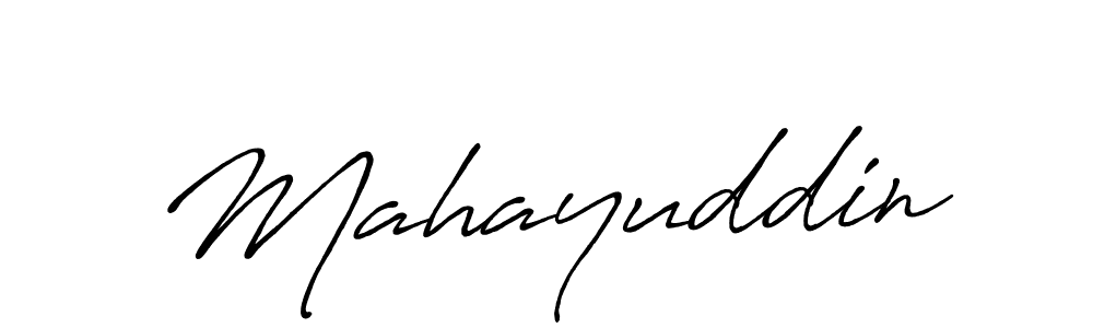 Also we have Mahayuddin name is the best signature style. Create professional handwritten signature collection using Antro_Vectra_Bolder autograph style. Mahayuddin signature style 7 images and pictures png
