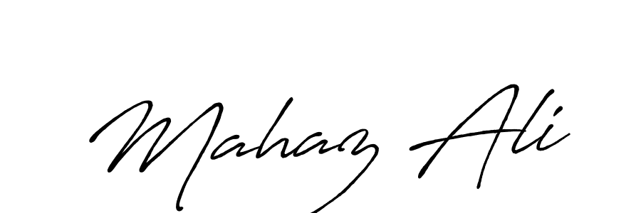 Design your own signature with our free online signature maker. With this signature software, you can create a handwritten (Antro_Vectra_Bolder) signature for name Mahaz Ali. Mahaz Ali signature style 7 images and pictures png