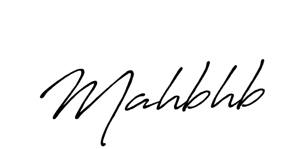 How to make Mahbhb name signature. Use Antro_Vectra_Bolder style for creating short signs online. This is the latest handwritten sign. Mahbhb signature style 7 images and pictures png