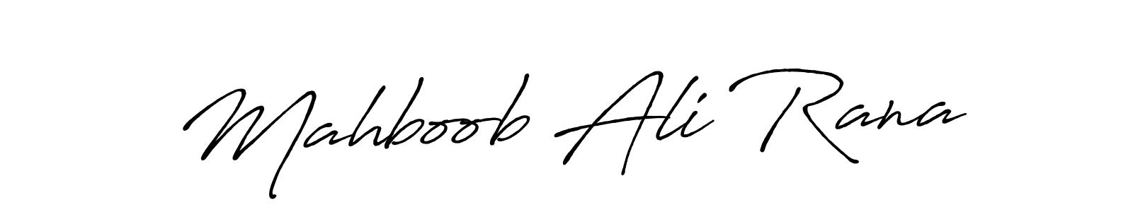 It looks lik you need a new signature style for name Mahboob Ali Rana. Design unique handwritten (Antro_Vectra_Bolder) signature with our free signature maker in just a few clicks. Mahboob Ali Rana signature style 7 images and pictures png
