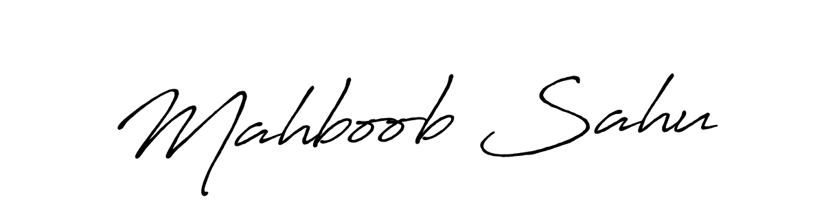 How to Draw Mahboob Sahu signature style? Antro_Vectra_Bolder is a latest design signature styles for name Mahboob Sahu. Mahboob Sahu signature style 7 images and pictures png