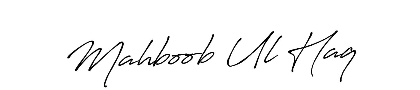 You should practise on your own different ways (Antro_Vectra_Bolder) to write your name (Mahboob Ul Haq) in signature. don't let someone else do it for you. Mahboob Ul Haq signature style 7 images and pictures png