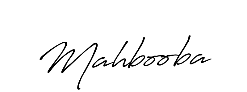 Also we have Mahbooba name is the best signature style. Create professional handwritten signature collection using Antro_Vectra_Bolder autograph style. Mahbooba signature style 7 images and pictures png