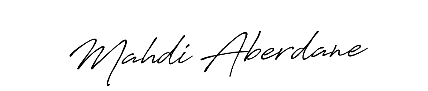 Use a signature maker to create a handwritten signature online. With this signature software, you can design (Antro_Vectra_Bolder) your own signature for name Mahdi Aberdane. Mahdi Aberdane signature style 7 images and pictures png