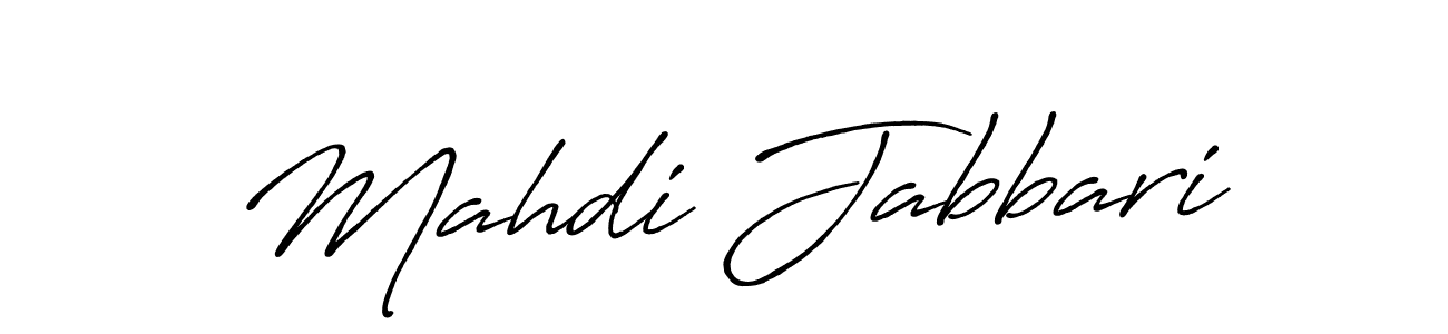 Create a beautiful signature design for name Mahdi Jabbari. With this signature (Antro_Vectra_Bolder) fonts, you can make a handwritten signature for free. Mahdi Jabbari signature style 7 images and pictures png