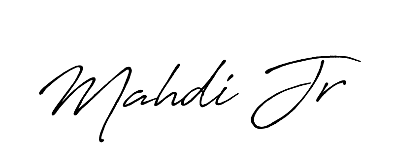 It looks lik you need a new signature style for name Mahdi Jr. Design unique handwritten (Antro_Vectra_Bolder) signature with our free signature maker in just a few clicks. Mahdi Jr signature style 7 images and pictures png