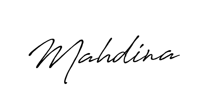 Make a beautiful signature design for name Mahdina. Use this online signature maker to create a handwritten signature for free. Mahdina signature style 7 images and pictures png