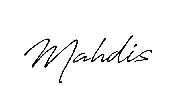 Also we have Mahdis name is the best signature style. Create professional handwritten signature collection using Antro_Vectra_Bolder autograph style. Mahdis signature style 7 images and pictures png