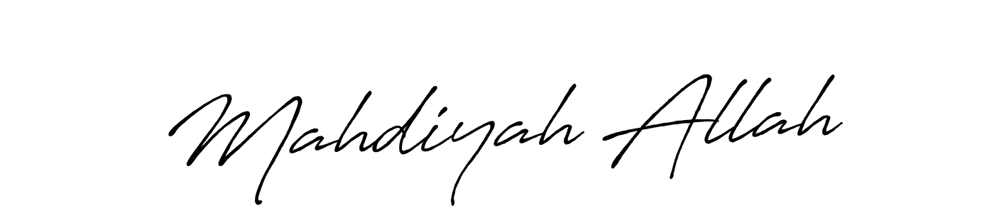 Make a short Mahdiyah Allah signature style. Manage your documents anywhere anytime using Antro_Vectra_Bolder. Create and add eSignatures, submit forms, share and send files easily. Mahdiyah Allah signature style 7 images and pictures png