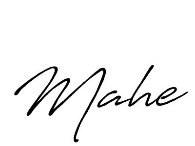 Make a beautiful signature design for name Mahe. With this signature (Antro_Vectra_Bolder) style, you can create a handwritten signature for free. Mahe signature style 7 images and pictures png