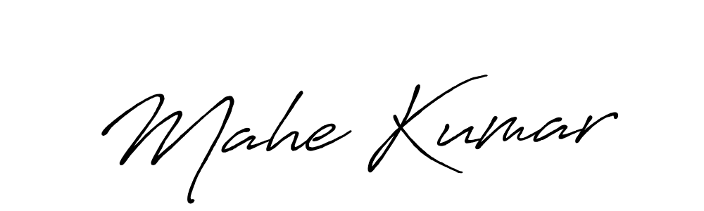 Make a beautiful signature design for name Mahe Kumar. Use this online signature maker to create a handwritten signature for free. Mahe Kumar signature style 7 images and pictures png