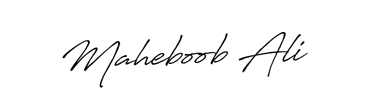 Once you've used our free online signature maker to create your best signature Antro_Vectra_Bolder style, it's time to enjoy all of the benefits that Maheboob Ali name signing documents. Maheboob Ali signature style 7 images and pictures png