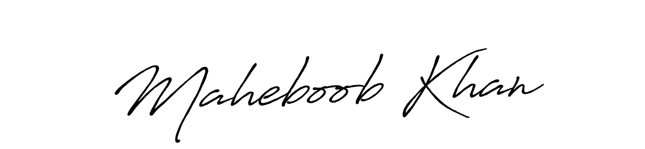 Also You can easily find your signature by using the search form. We will create Maheboob Khan name handwritten signature images for you free of cost using Antro_Vectra_Bolder sign style. Maheboob Khan signature style 7 images and pictures png