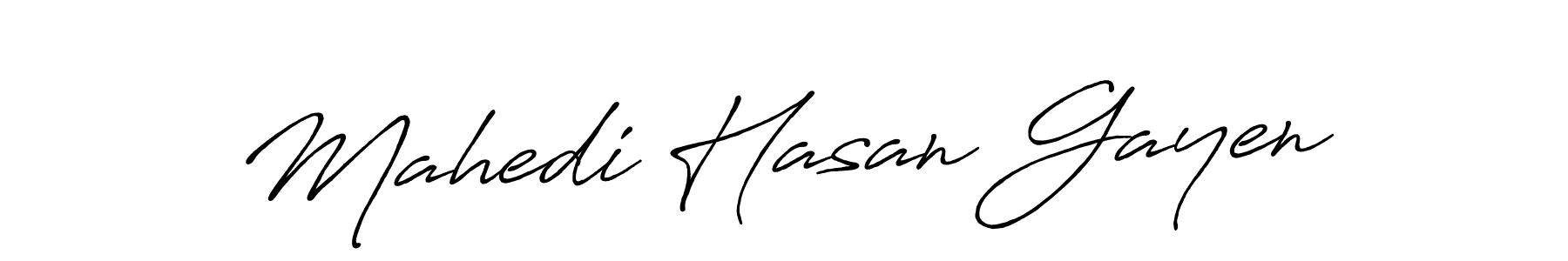 Use a signature maker to create a handwritten signature online. With this signature software, you can design (Antro_Vectra_Bolder) your own signature for name Mahedi Hasan Gayen. Mahedi Hasan Gayen signature style 7 images and pictures png