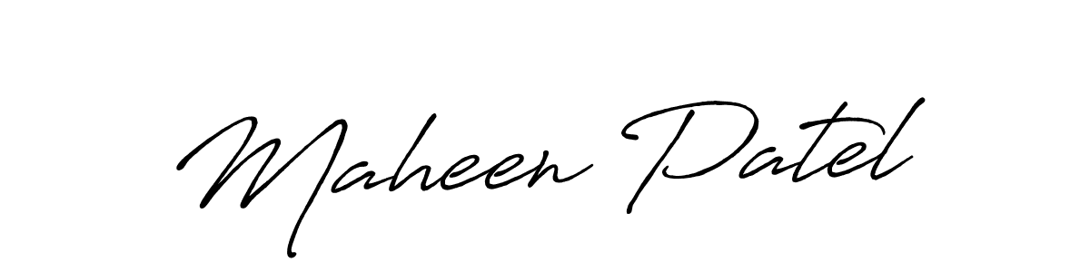 if you are searching for the best signature style for your name Maheen Patel. so please give up your signature search. here we have designed multiple signature styles  using Antro_Vectra_Bolder. Maheen Patel signature style 7 images and pictures png