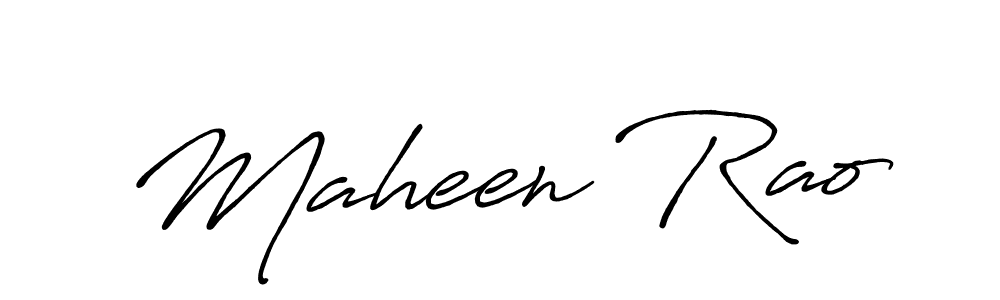 It looks lik you need a new signature style for name Maheen Rao. Design unique handwritten (Antro_Vectra_Bolder) signature with our free signature maker in just a few clicks. Maheen Rao signature style 7 images and pictures png