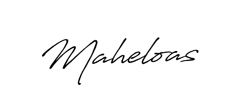 Maheloas stylish signature style. Best Handwritten Sign (Antro_Vectra_Bolder) for my name. Handwritten Signature Collection Ideas for my name Maheloas. Maheloas signature style 7 images and pictures png