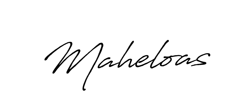 How to make Maheloas signature? Antro_Vectra_Bolder is a professional autograph style. Create handwritten signature for Maheloas name. Maheloas signature style 7 images and pictures png