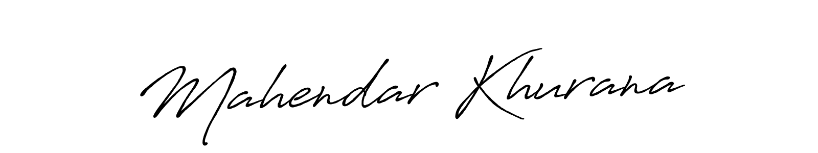 Antro_Vectra_Bolder is a professional signature style that is perfect for those who want to add a touch of class to their signature. It is also a great choice for those who want to make their signature more unique. Get Mahendar Khurana name to fancy signature for free. Mahendar Khurana signature style 7 images and pictures png