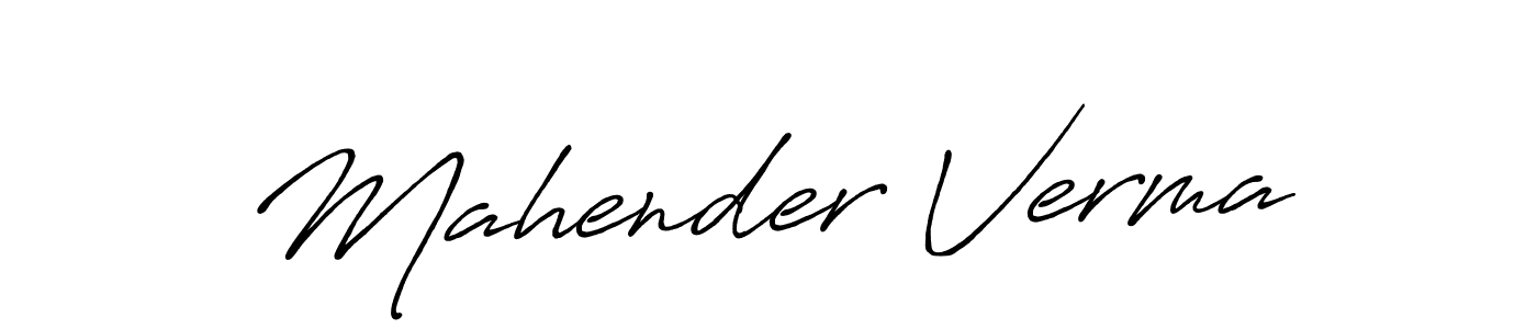 You should practise on your own different ways (Antro_Vectra_Bolder) to write your name (Mahender Verma) in signature. don't let someone else do it for you. Mahender Verma signature style 7 images and pictures png