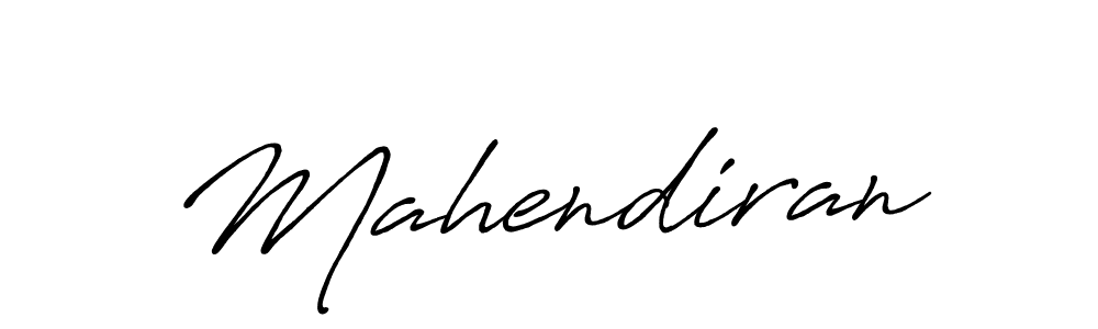 How to make Mahendiran signature? Antro_Vectra_Bolder is a professional autograph style. Create handwritten signature for Mahendiran name. Mahendiran signature style 7 images and pictures png