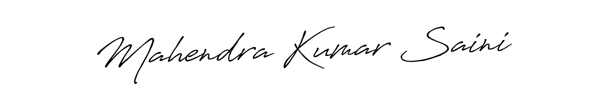 This is the best signature style for the Mahendra Kumar Saini name. Also you like these signature font (Antro_Vectra_Bolder). Mix name signature. Mahendra Kumar Saini signature style 7 images and pictures png