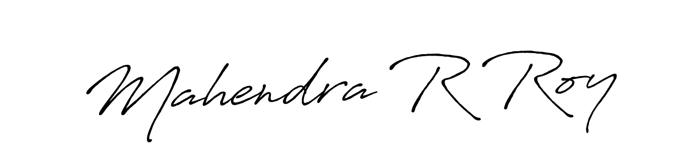 Also we have Mahendra R Roy name is the best signature style. Create professional handwritten signature collection using Antro_Vectra_Bolder autograph style. Mahendra R Roy signature style 7 images and pictures png