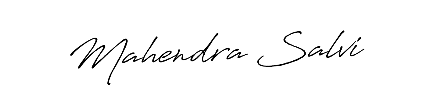 Design your own signature with our free online signature maker. With this signature software, you can create a handwritten (Antro_Vectra_Bolder) signature for name Mahendra Salvi. Mahendra Salvi signature style 7 images and pictures png