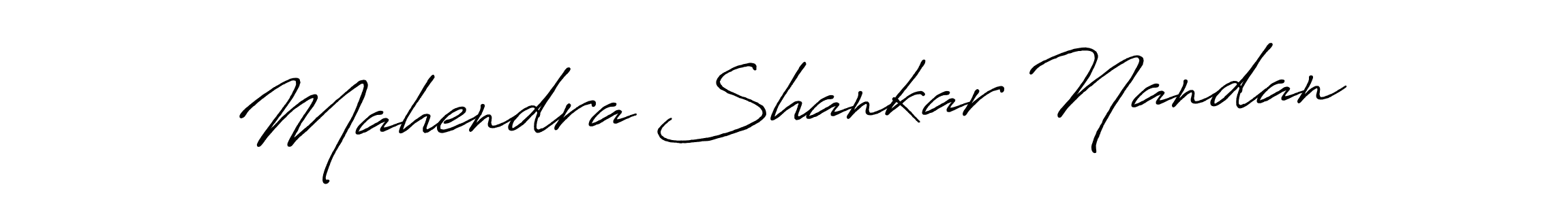 Use a signature maker to create a handwritten signature online. With this signature software, you can design (Antro_Vectra_Bolder) your own signature for name Mahendra Shankar Nandan. Mahendra Shankar Nandan signature style 7 images and pictures png