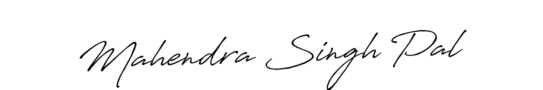 Create a beautiful signature design for name Mahendra Singh Pal. With this signature (Antro_Vectra_Bolder) fonts, you can make a handwritten signature for free. Mahendra Singh Pal signature style 7 images and pictures png