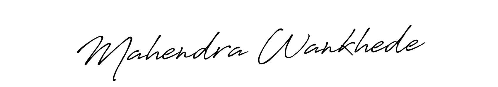 Mahendra Wankhede stylish signature style. Best Handwritten Sign (Antro_Vectra_Bolder) for my name. Handwritten Signature Collection Ideas for my name Mahendra Wankhede. Mahendra Wankhede signature style 7 images and pictures png