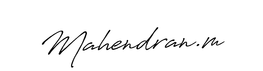 Also You can easily find your signature by using the search form. We will create Mahendran.m name handwritten signature images for you free of cost using Antro_Vectra_Bolder sign style. Mahendran.m signature style 7 images and pictures png