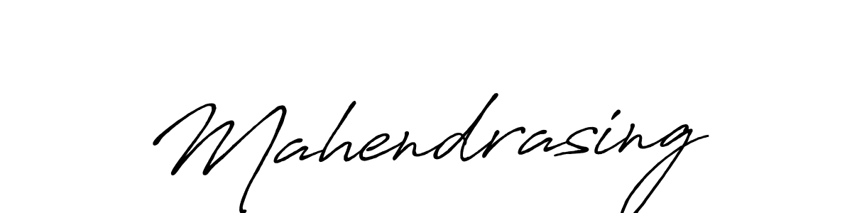 Use a signature maker to create a handwritten signature online. With this signature software, you can design (Antro_Vectra_Bolder) your own signature for name Mahendrasing. Mahendrasing signature style 7 images and pictures png