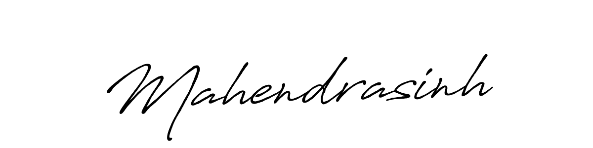 How to make Mahendrasinh signature? Antro_Vectra_Bolder is a professional autograph style. Create handwritten signature for Mahendrasinh name. Mahendrasinh signature style 7 images and pictures png